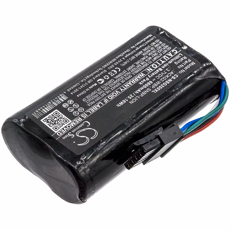 TECHTEK Batteria compatibile con [NetScout] Aircheck G2, AirCheck G2 WLAN Tester, AirCheck-G2 WLAN Tester, LinkRunner AT Network Auto-Tester, LinkRun
