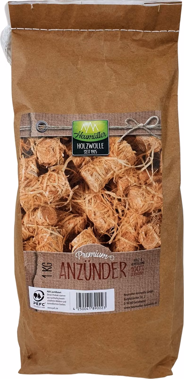 Accendino per barbecue Heumüller Premium Accendino a camino Accendino 1 kg