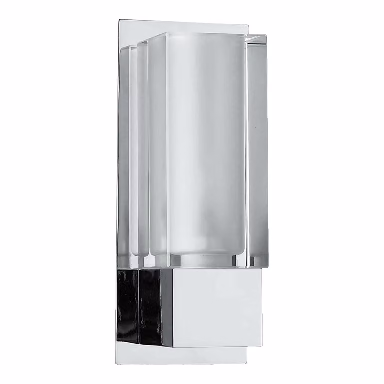 Applique CASIUS 33W, argento/opaco chiaro, L: 6 L: 7,5 H: 15 cm, attacco G9