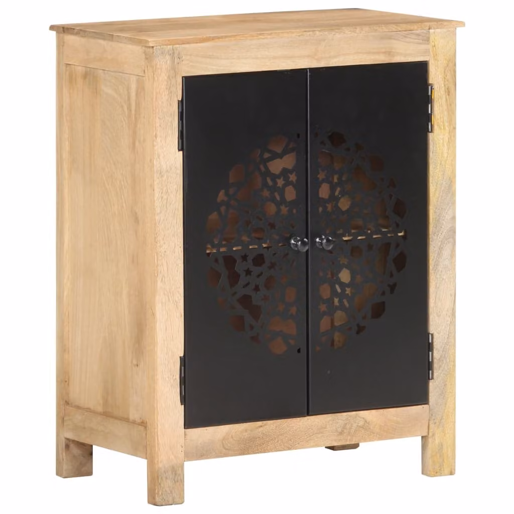 vidaXL Credenza 60x35x75 cm in legno massiccio di mango