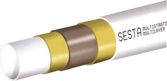 Tubo multistrato nudo Iperbriko bianco 26 x 3 mm - 50 m