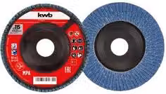 Disco lamellare per smerigliatrice kwb EXPERT 795642 blu diametro 115 mm grana P120