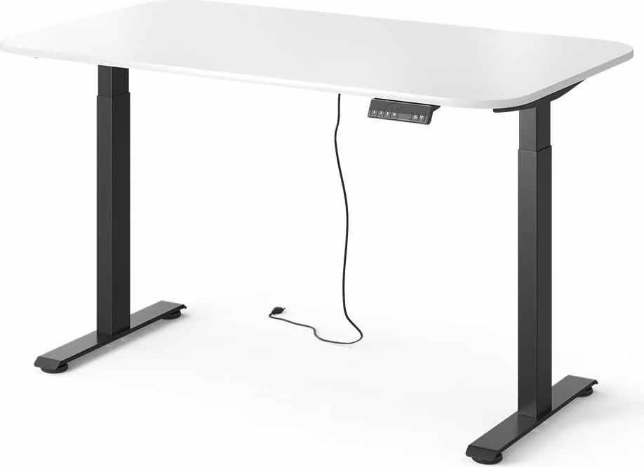 Scrivania Vicco Elevate Nero/bianco 140 x 80 cm 2 motori, Model 58661