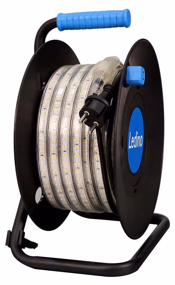 Striscia LED, metallo, bianco, avvolgicavo, IP65, L 25 m