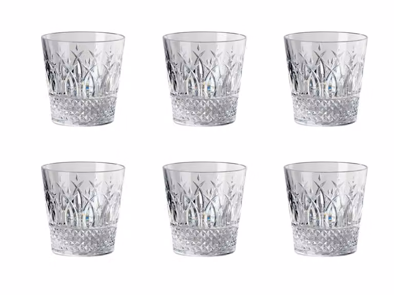 Italia Set da 6 Bicchieri - Trasparente