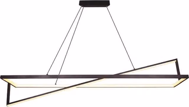 Lampada sospensione LED nera 45W 3000K dimmer V-TAC
