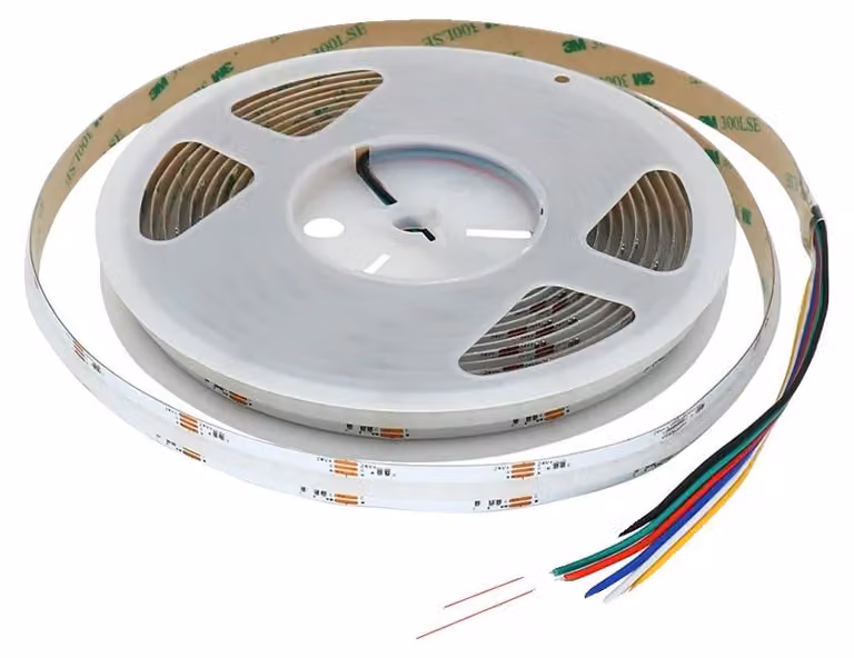 Striscia LED, alta luminosità, design flessibile, striscia LED RGBCCT a 24V, 10 metri