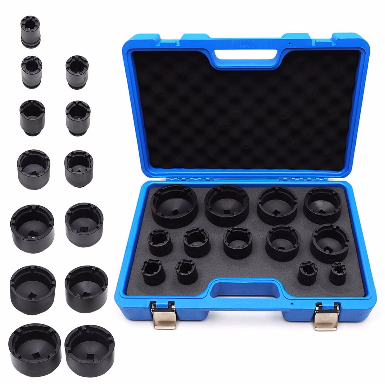 Solidchoice - Set di 13 chiavi a bussola con custodia