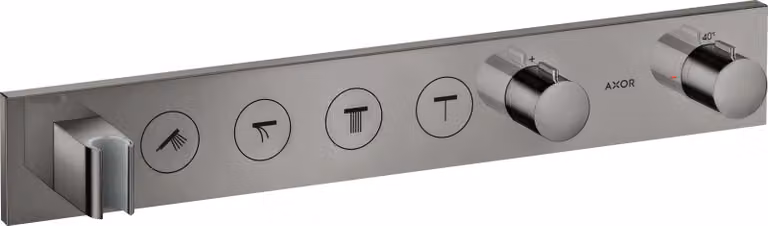 hansgrohe AXOR ShowerSolutions module de thermostat Select 600/90, encastré, 4 consommateurs, kit complet, 18357330, 18357330