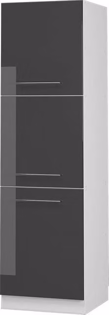 Mobile cucina dispensa Fame-Line Antracite lucido/Bianco 60 cm Vicco