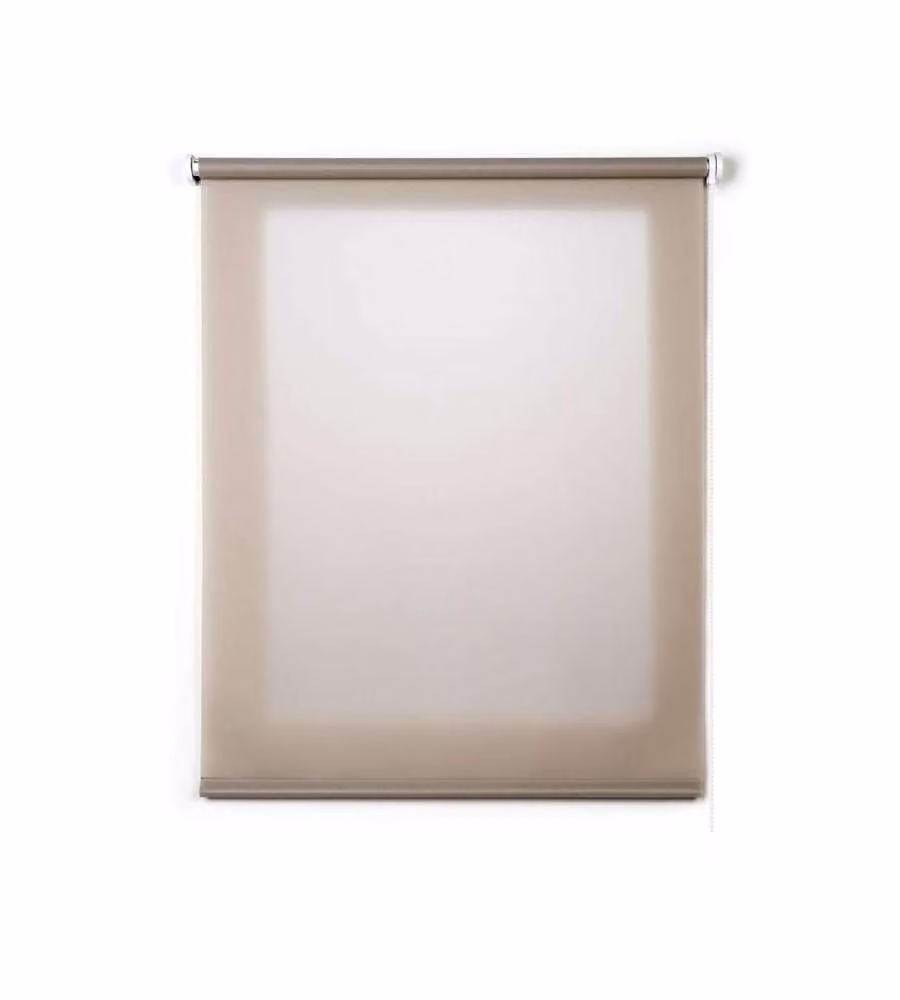 Tenda a Rullo per Finestra Semifiltrante Roll-Up Sabbia 140x180 cm