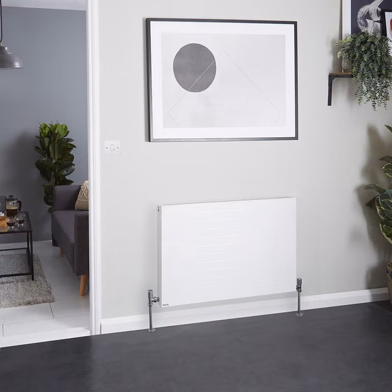 Radiatore Convettore Orizzontale Bianco - Pannello Doppio - 600mm x 900 mm - Stelrad Vita Deco K2