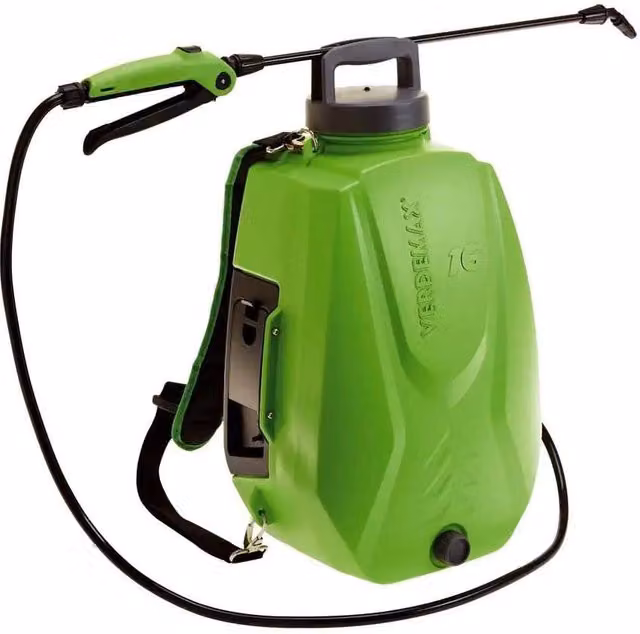 Pompa a zaino a batteria Verdemax Futura verde per nebulizzazione di piante e pesticidi da 16 l