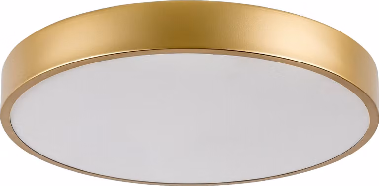 Rabalux 71037 Lampada da soffitto Tesia, 36 W, 3000 K, 2300 lm, bianco-oro, rotonda, luce bianca calda, ø 400 mm