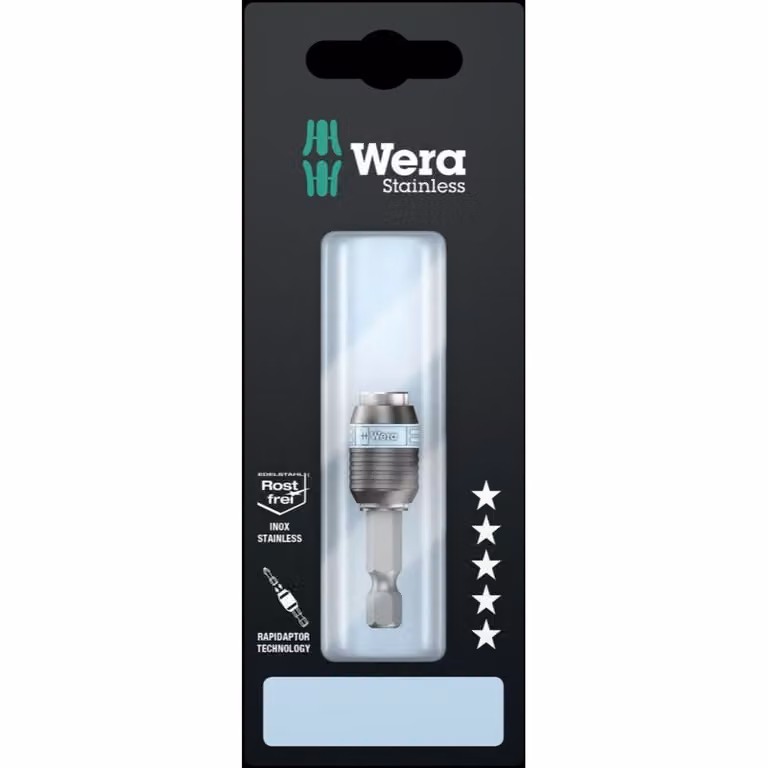 Wera 3888/4/1 K SB Supporto per cacciavite in acciaio inox 25,4 / 4 mm (1 / 4")