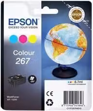 Cartuccia per stampante Epson Serie Mappamondo Colore 267 C13T26704020 multicolore