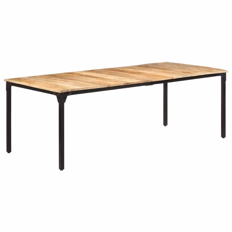 Maison Exclusive - Tavolo da pranzo 220x100x76 cm in legno di mango grezzo