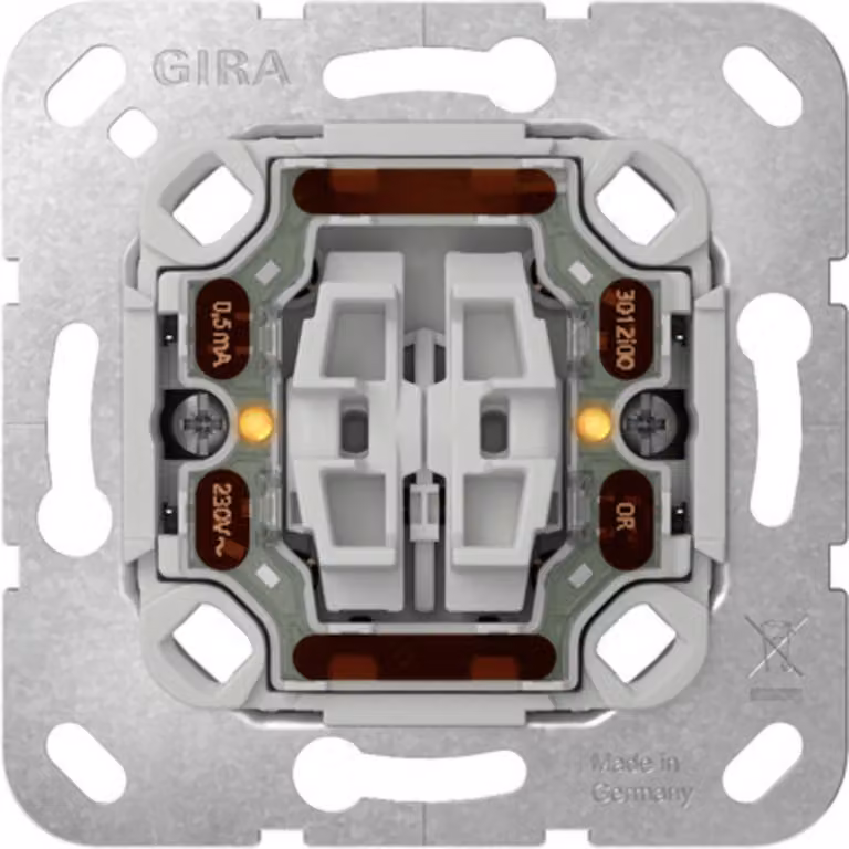 GIRA Wippschalter 311500 Kontroll Serien Einsatz (311500)