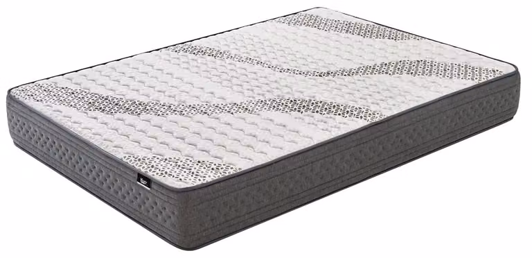 Materasso in memory foam DreamFlex, 90x190 cm, grigio, spessore 23 cm