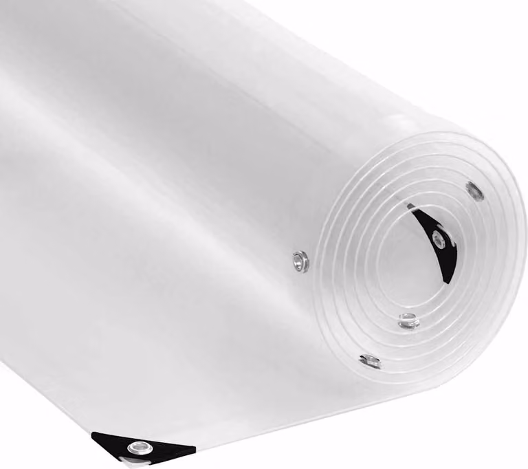 Telone Trasparente con Occhielli 1x4 m in PVC