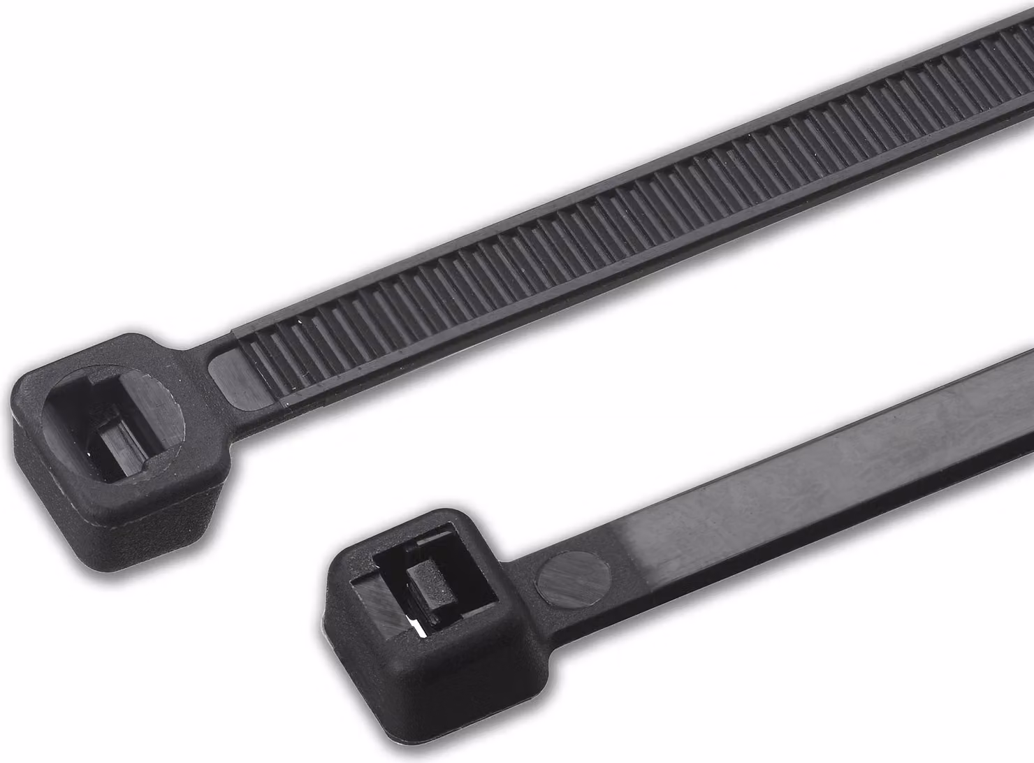 Set di 150 fascette fermacravatte, 7,8x370 mm (nero, extra largo)