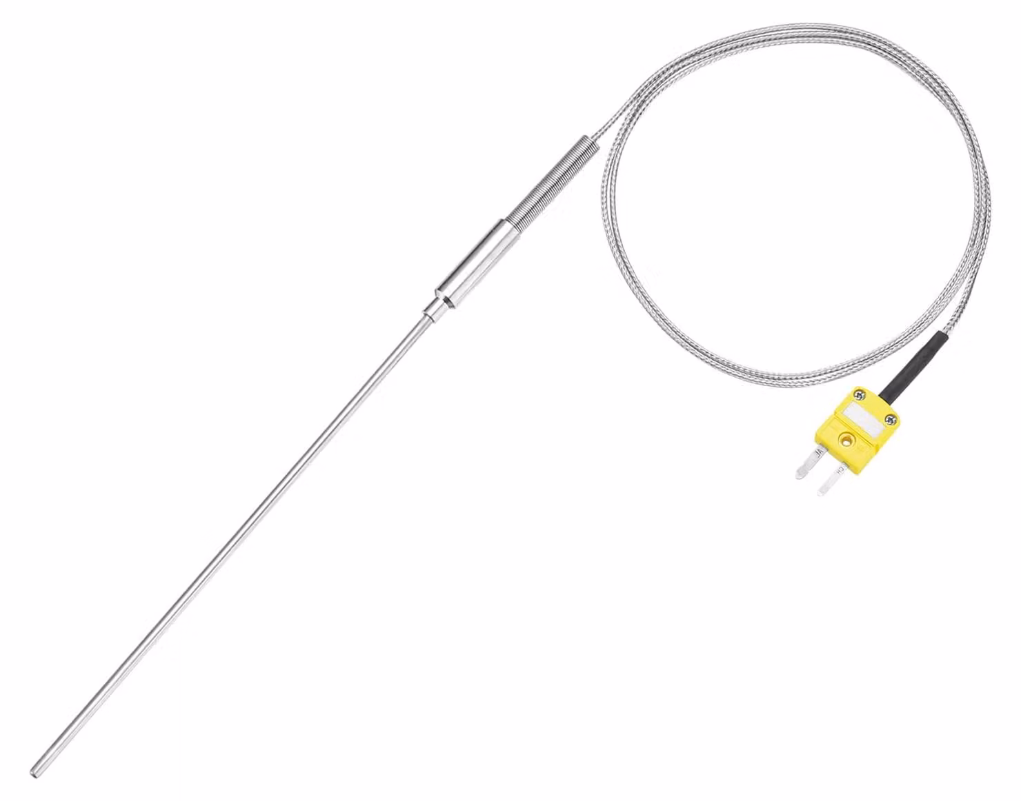 Termocoppia di tipo K, sonda da 4 x 150 mm con cavo da 1000 mm