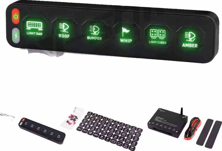 Pannello di comando wireless, comando a 6 velocità, impermeabile IP68, 6 velocità wireless