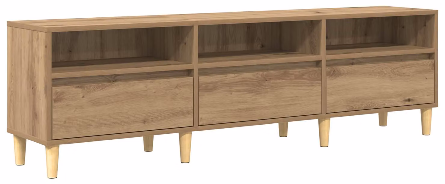Mobile TV Rovere artigianale 150 x 30 x 45 cm Legno multistrato
