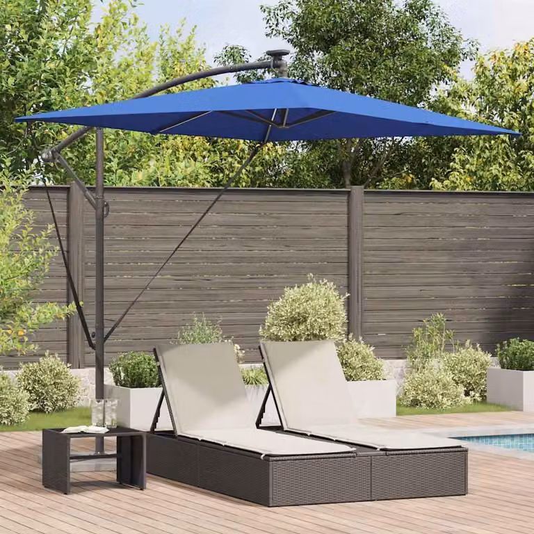 Maison Exclusive - Ombrellone, dimensioni 294 x 200 x 270 cm, realizzato in poliestere e alluminio