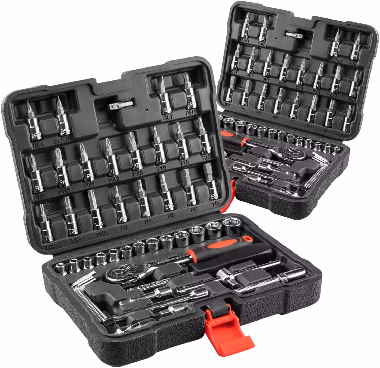Top Tools Set di chiavi a bussola da 1/4" 49 pezzi.