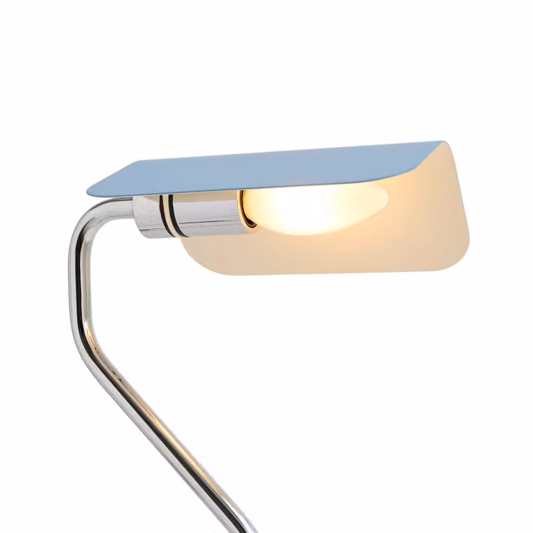 HAY Lampada da tavolo Apex, Blu, Soggiorno / Sala da pranzo, Metallo, Design, Lampada da tavolo