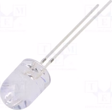 5 LED, angolo di emissione 30°, 8mm, OSR5PA8B31B, diodi LED a foro passante, 8mm, 8400÷10000 mcd, colore rosso