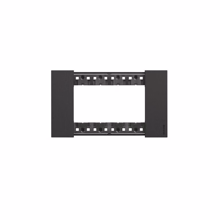 Placca Bticino Living Now 4 Moduli colore nero KA4804KG