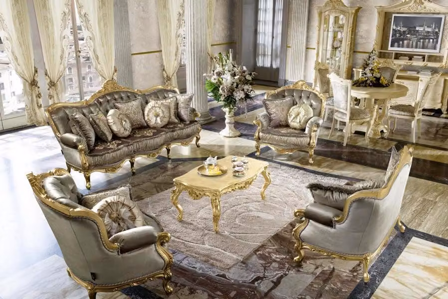 Wohnlandschaft 3 Sitzer Couch Sofa Couchen Polster Couchen Dreisitzer Klassische