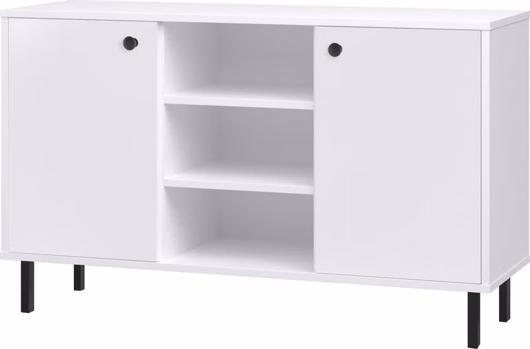 Cassettiera a due ante Venus bianco