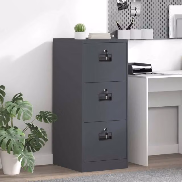 Armadio per File con cassetto Antracite 44 x 50 x 106.5 cm 891600