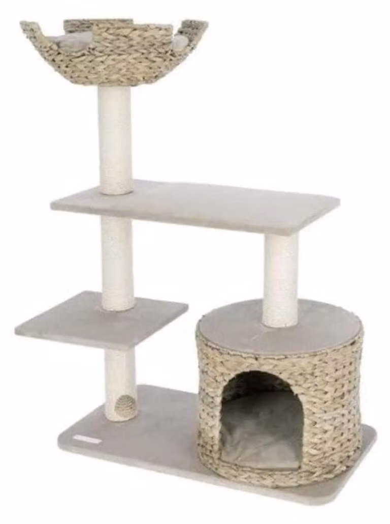 Graffiatoio Banana Leaf Jade 70x38x102 cm beige