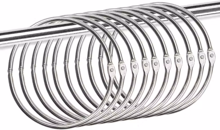 Anello metallico da 80 mm, di grandi dimensioni, versatile
