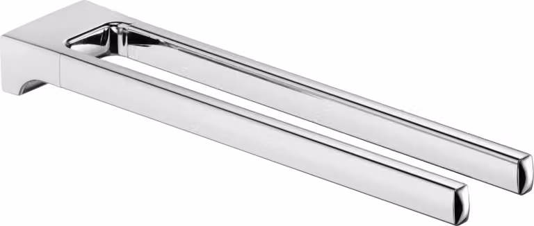 Keuco doppio portasciugamani, 340 mm, fisso, cromato, 1 pezzo.