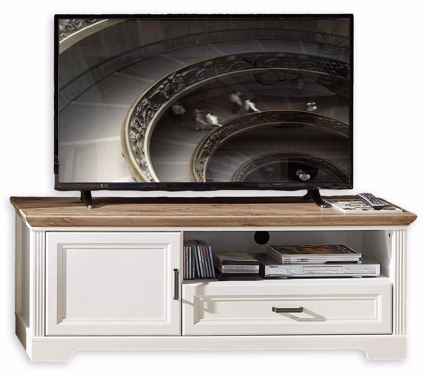 Base TV JASMIN pino chiaro / rovere