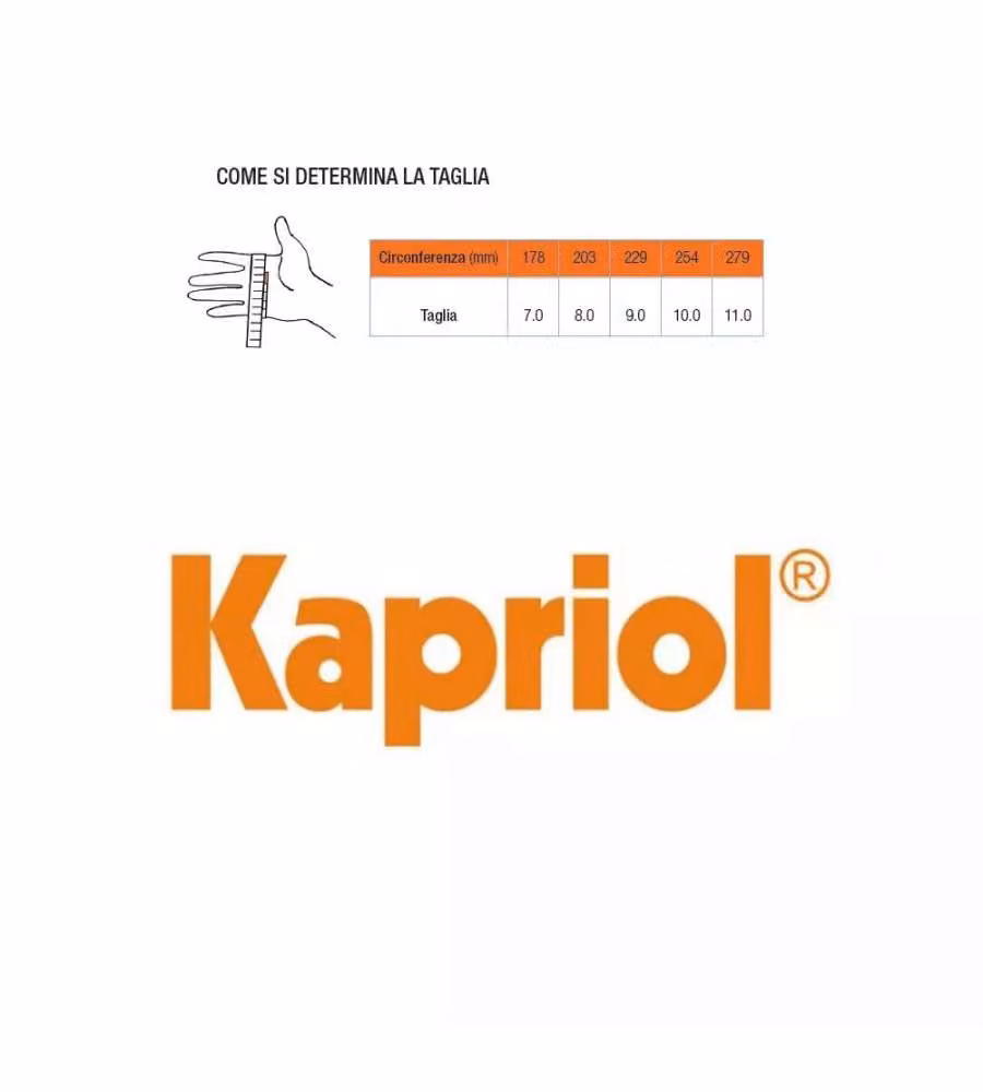 Kapriol Guanti da Lavoro Basic Touch Taglia 11 Nitrile Poliestere