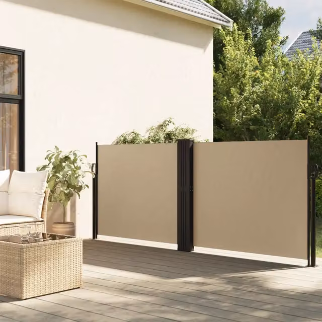 Tenda da sole laterale retrattile DESIGN IN beige in poliestere e acciaio L: 600 cm, H: 140 cm