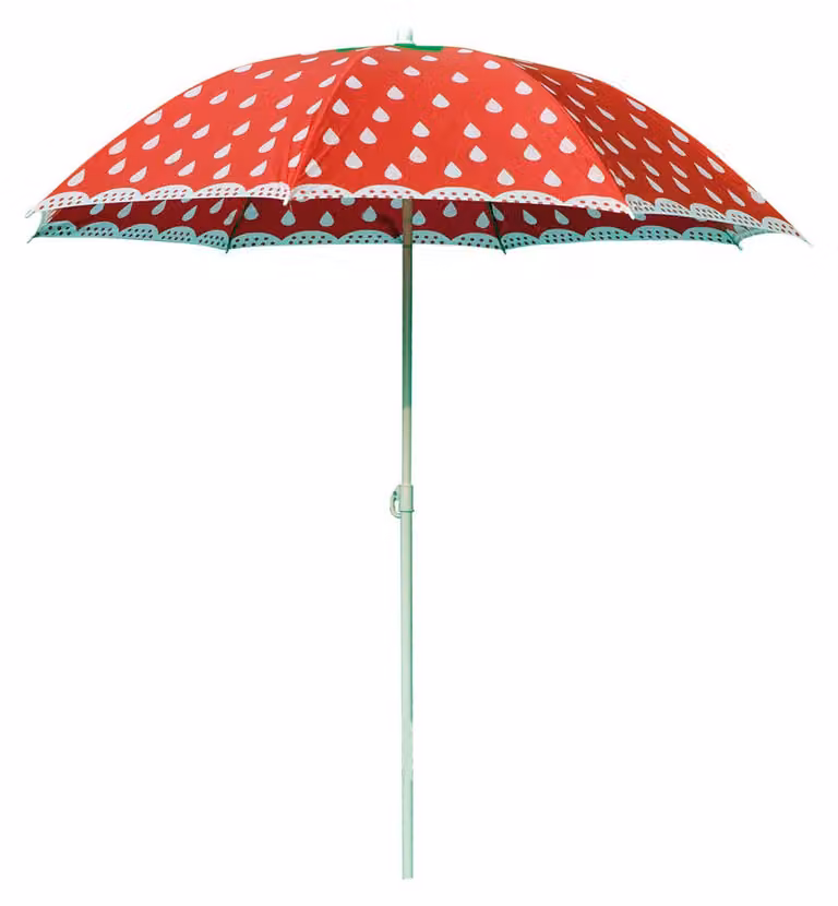 Fruit - Ombrellone Da Spiaggia Da 180 Cm - Fragola