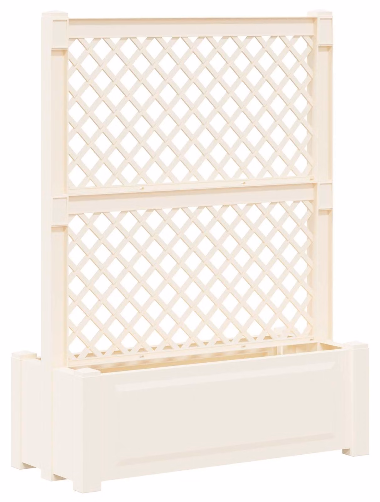 Grande vaso con trellis Bianco 99,5 x 43 x 133,5 PP