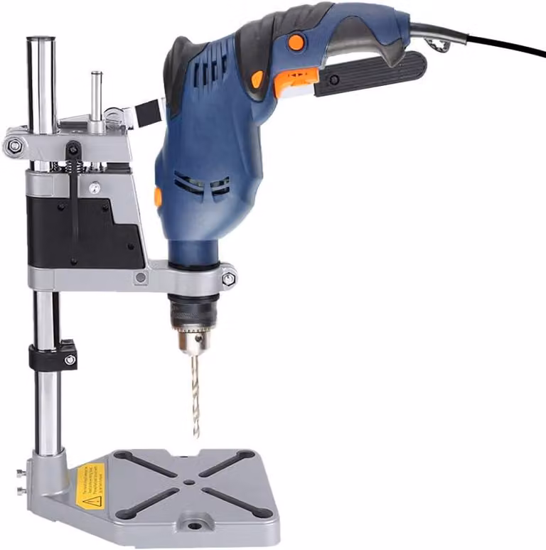 Supporto per trapano da 60 mm, regolabile, per lavorazione del legno