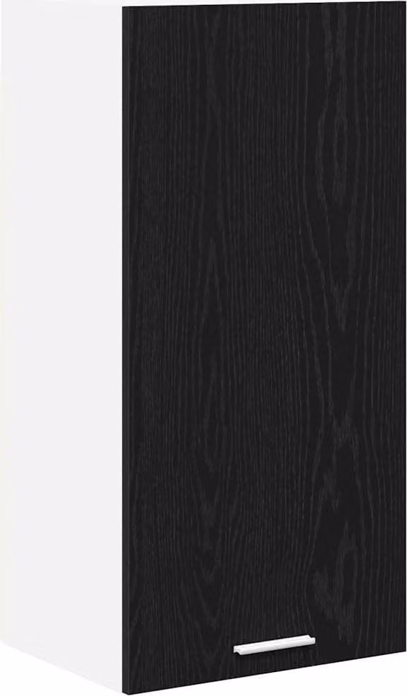 Armadio pensile Riga Rovere Nero e Bianco 40 x 31 x 80 cm