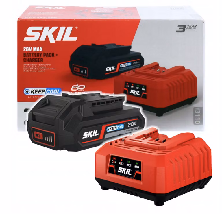 SKIL 3110AA Ladegerät + Akku