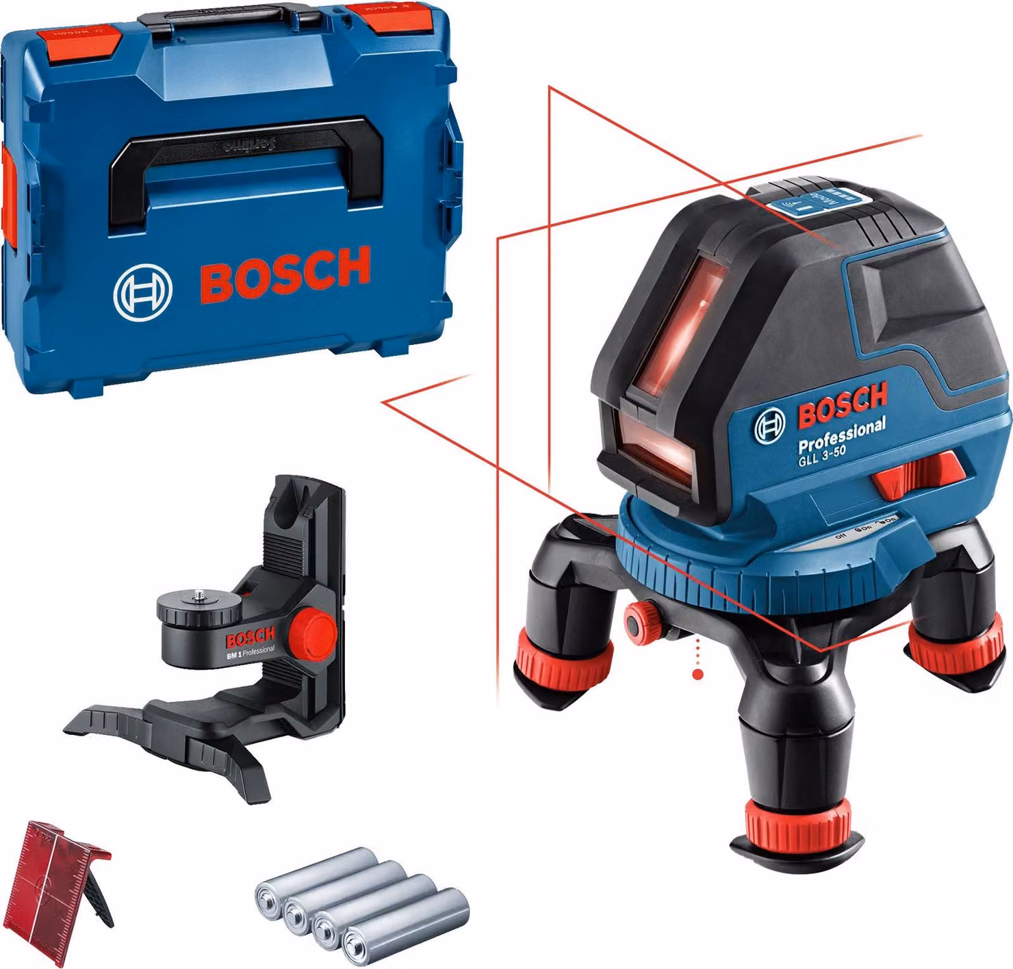 Bosch Professional GLL 3-50 Cordless Line Laser Level - 0601063802