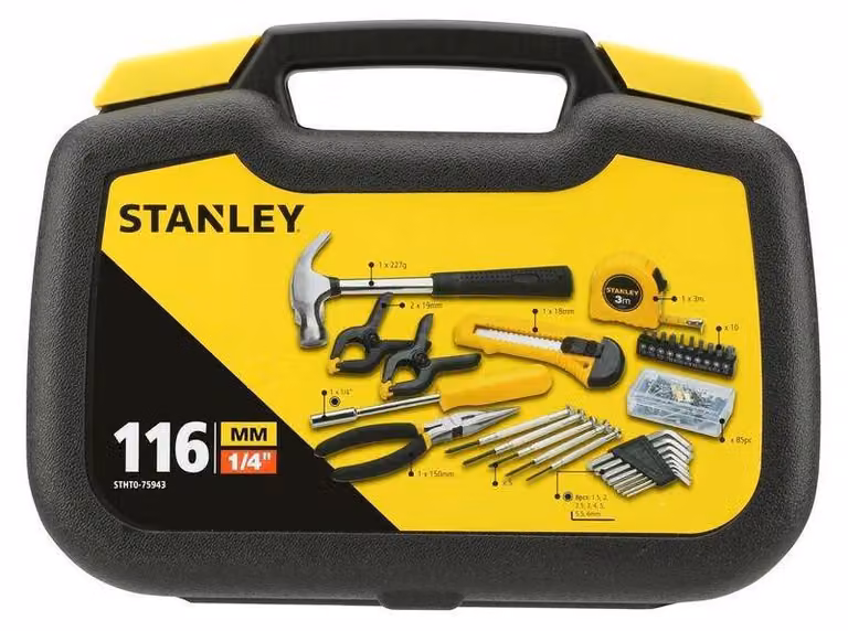 Set Di Attrezzi Stanley, 116 Pezzi, In Valigetta
