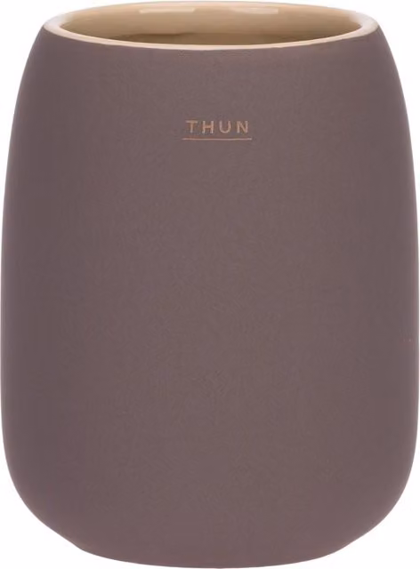 Portaspazzolini da appoggio Thun Iconic Elegance in stoneware grigio